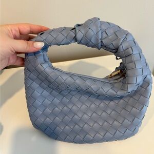 Woven Blue Handbag